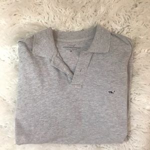 Vineyard Vines Shirts - Vineyard vines gray long sleeve polo shirt Sz m Vineyard Vines Shirts - Vineyard vines gray long sleeve polo shirt Sz m